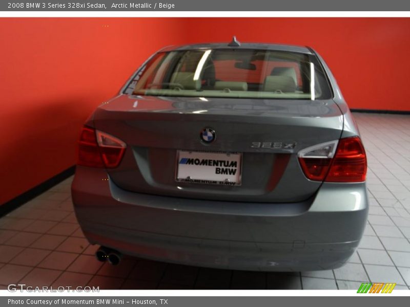 Arctic Metallic / Beige 2008 BMW 3 Series 328xi Sedan