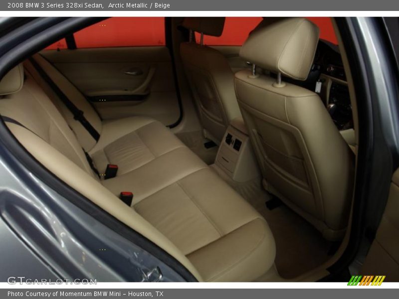 Arctic Metallic / Beige 2008 BMW 3 Series 328xi Sedan