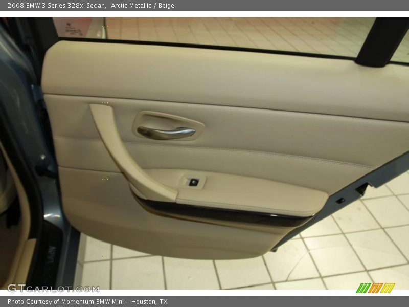 Arctic Metallic / Beige 2008 BMW 3 Series 328xi Sedan