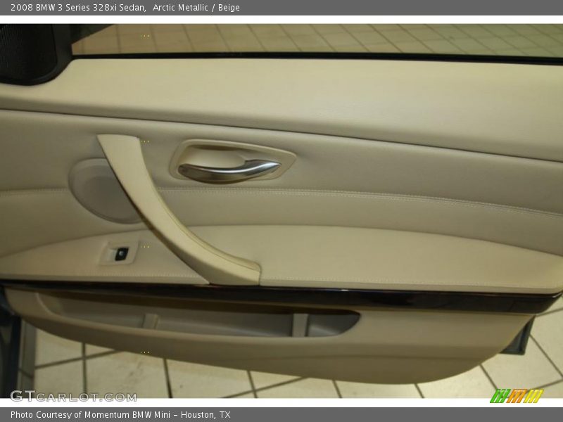 Arctic Metallic / Beige 2008 BMW 3 Series 328xi Sedan