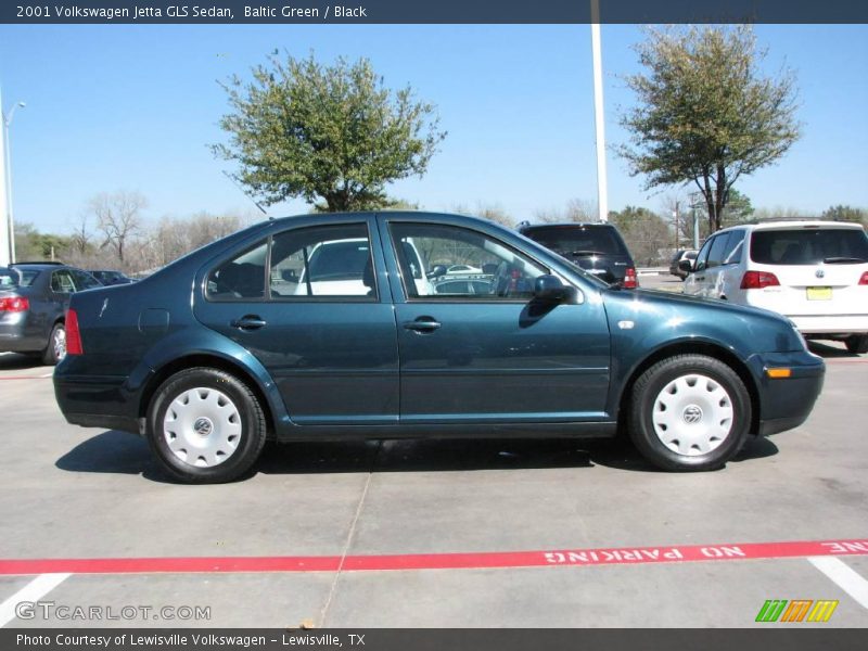 Baltic Green / Black 2001 Volkswagen Jetta GLS Sedan