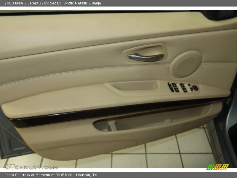 Arctic Metallic / Beige 2008 BMW 3 Series 328xi Sedan