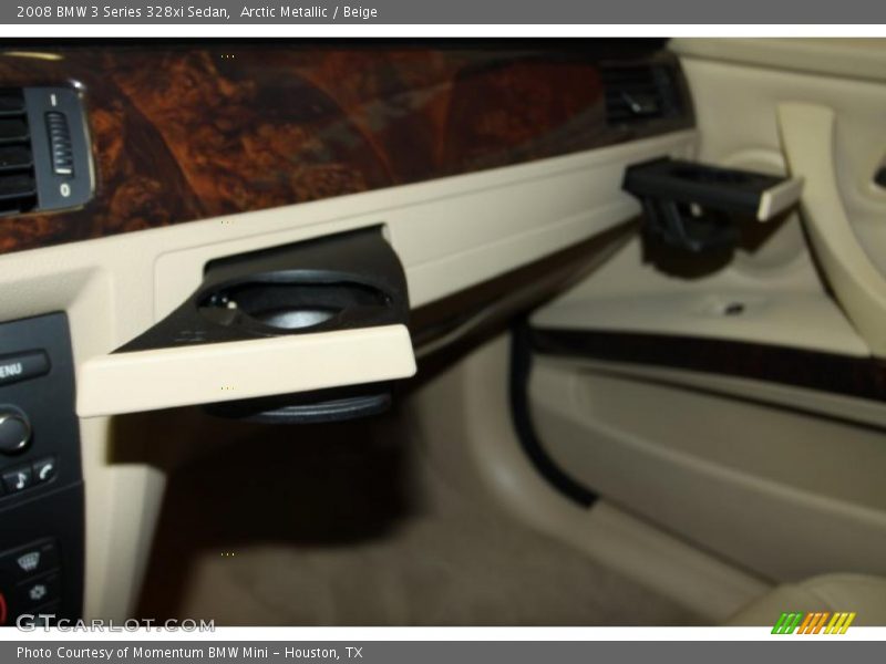 Arctic Metallic / Beige 2008 BMW 3 Series 328xi Sedan