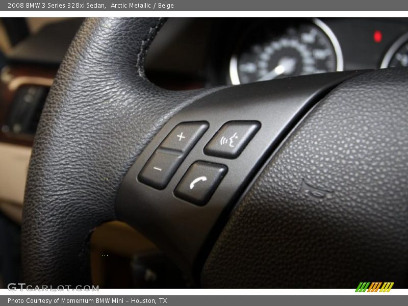 Arctic Metallic / Beige 2008 BMW 3 Series 328xi Sedan