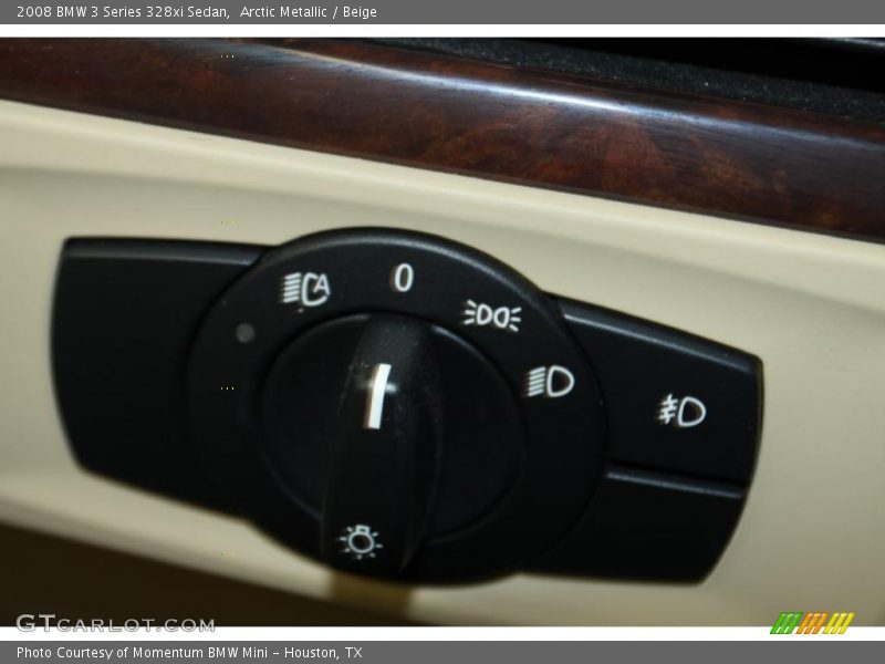 Arctic Metallic / Beige 2008 BMW 3 Series 328xi Sedan