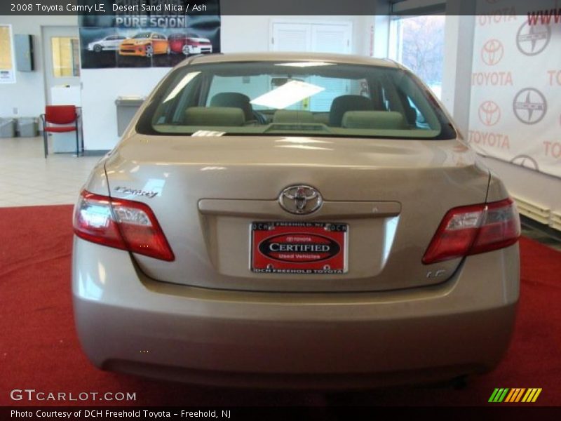 Desert Sand Mica / Ash 2008 Toyota Camry LE