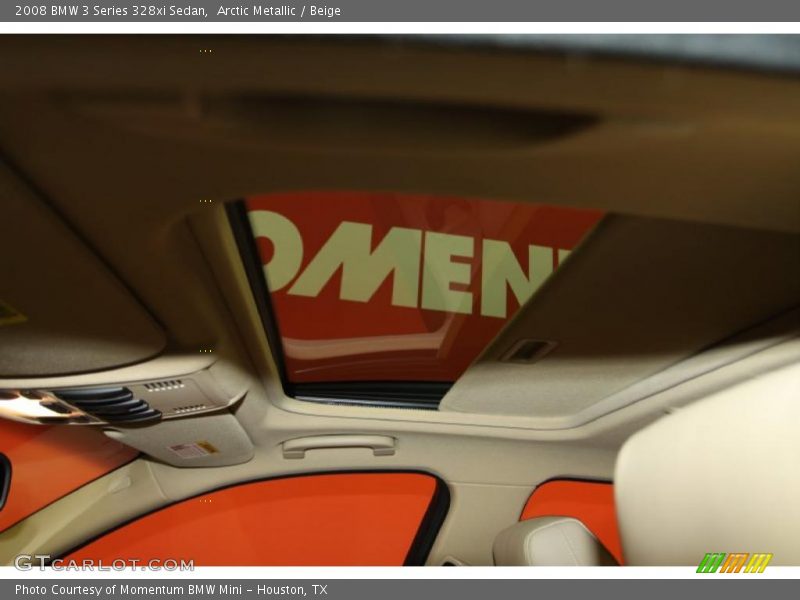 Arctic Metallic / Beige 2008 BMW 3 Series 328xi Sedan