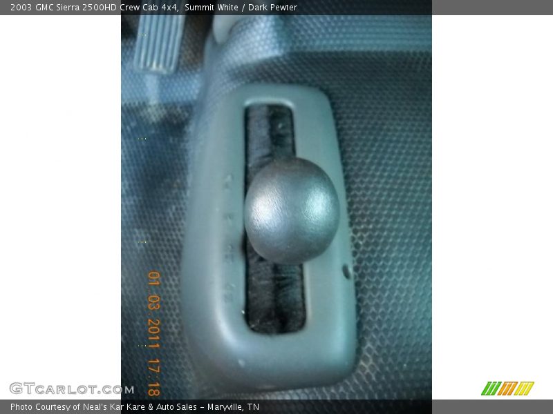 Summit White / Dark Pewter 2003 GMC Sierra 2500HD Crew Cab 4x4