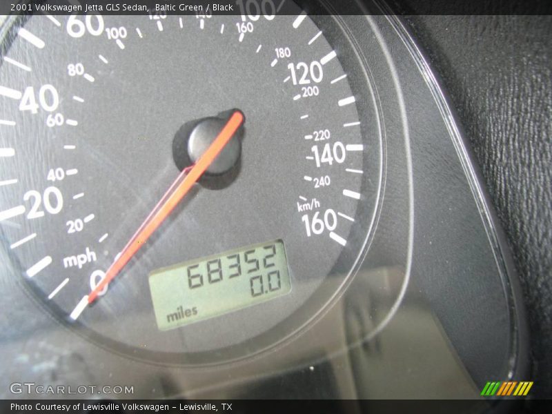 Baltic Green / Black 2001 Volkswagen Jetta GLS Sedan