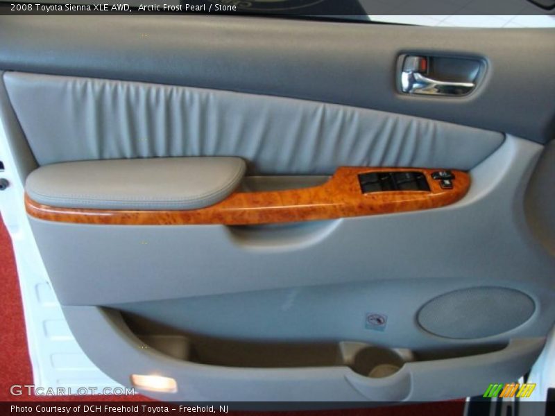 Arctic Frost Pearl / Stone 2008 Toyota Sienna XLE AWD
