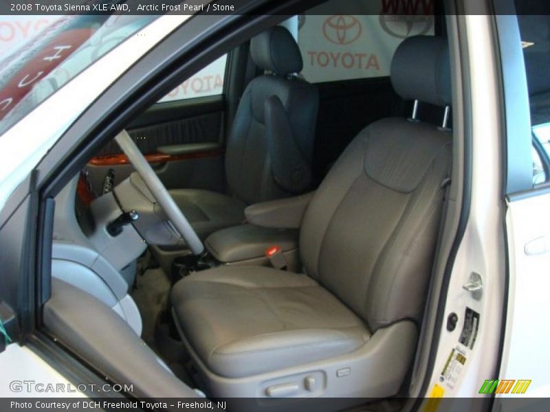 Arctic Frost Pearl / Stone 2008 Toyota Sienna XLE AWD