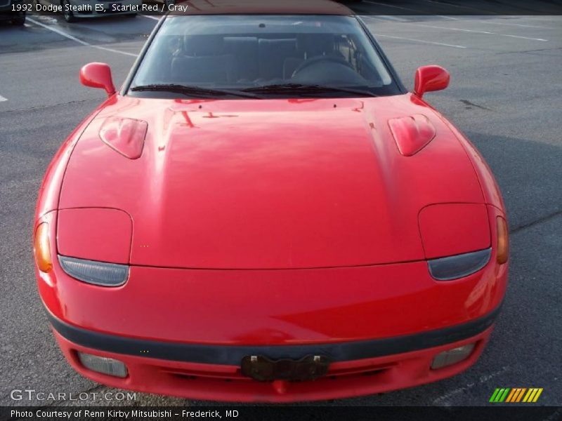 Scarlet Red / Gray 1992 Dodge Stealth ES