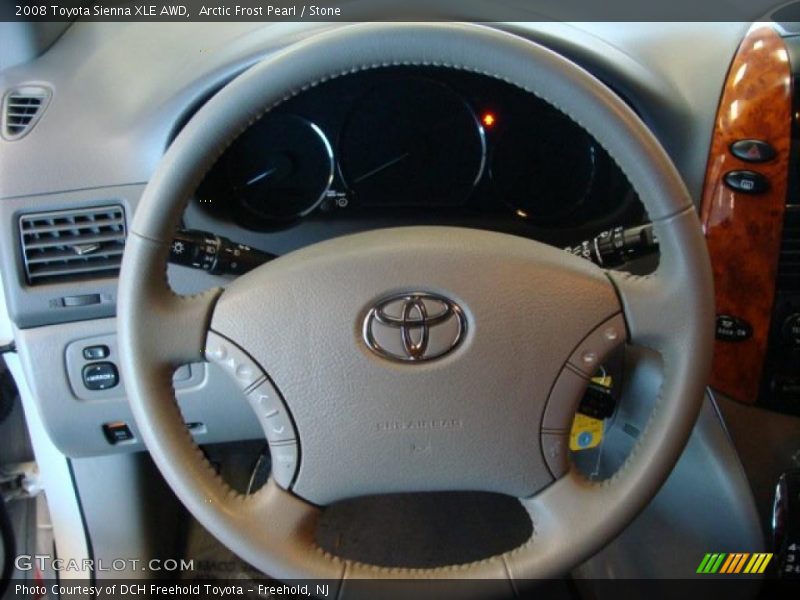 Arctic Frost Pearl / Stone 2008 Toyota Sienna XLE AWD