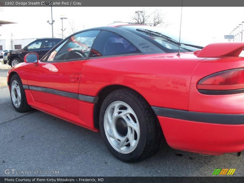 Scarlet Red / Gray 1992 Dodge Stealth ES