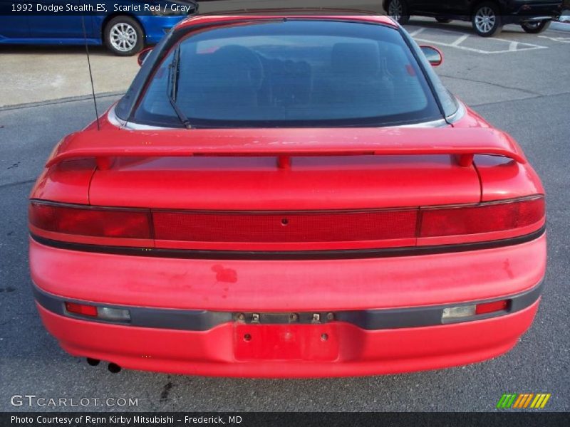 Scarlet Red / Gray 1992 Dodge Stealth ES