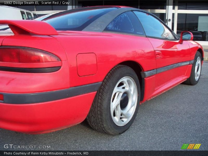 Scarlet Red / Gray 1992 Dodge Stealth ES