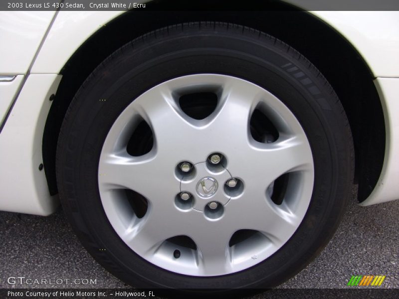 Crystal White / Ecru 2003 Lexus LS 430 Sedan