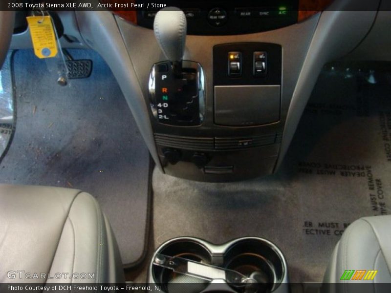 Arctic Frost Pearl / Stone 2008 Toyota Sienna XLE AWD