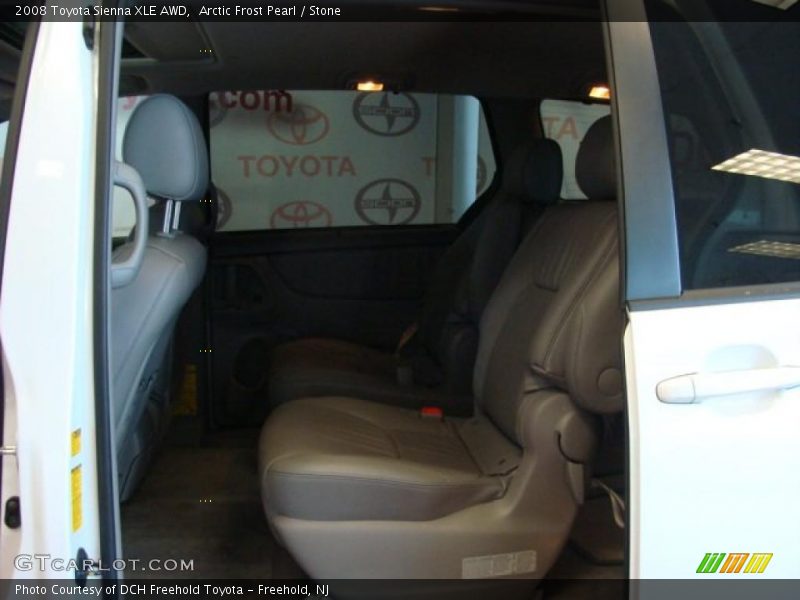 Arctic Frost Pearl / Stone 2008 Toyota Sienna XLE AWD