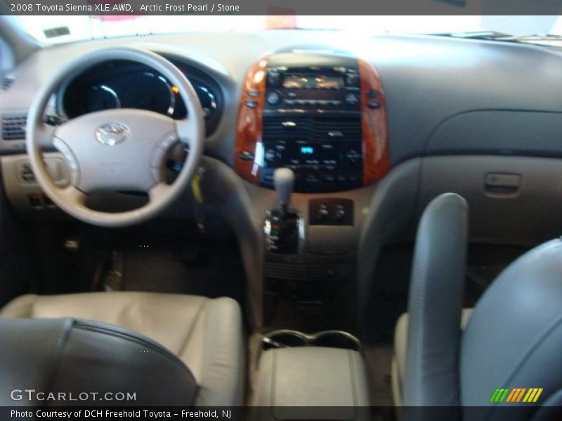 Arctic Frost Pearl / Stone 2008 Toyota Sienna XLE AWD