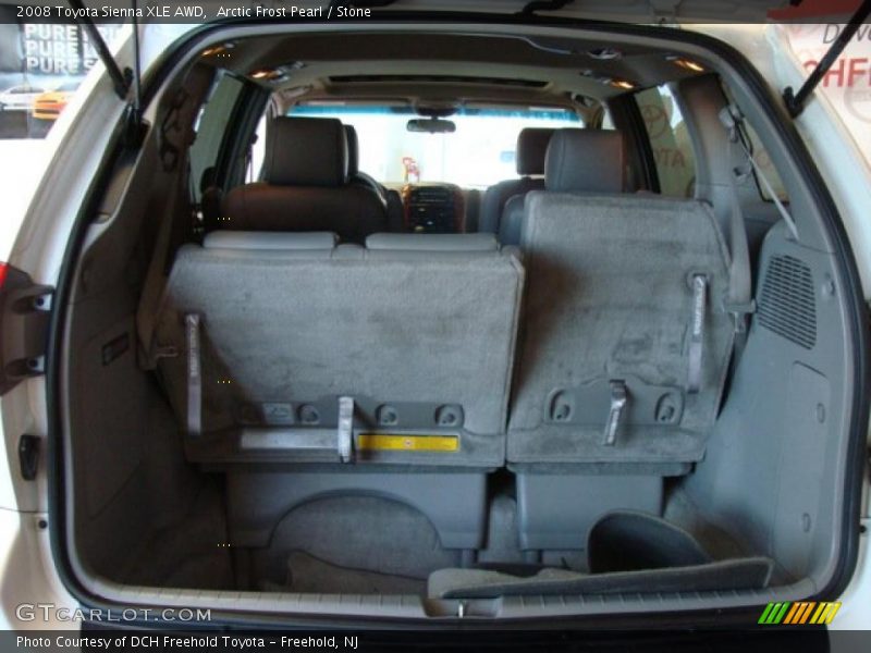 Arctic Frost Pearl / Stone 2008 Toyota Sienna XLE AWD
