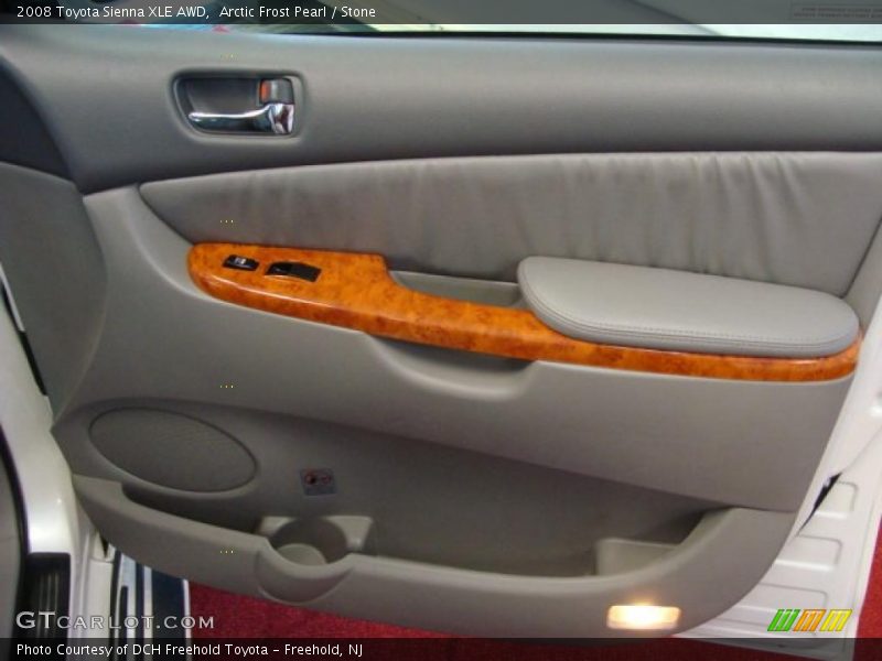 Arctic Frost Pearl / Stone 2008 Toyota Sienna XLE AWD