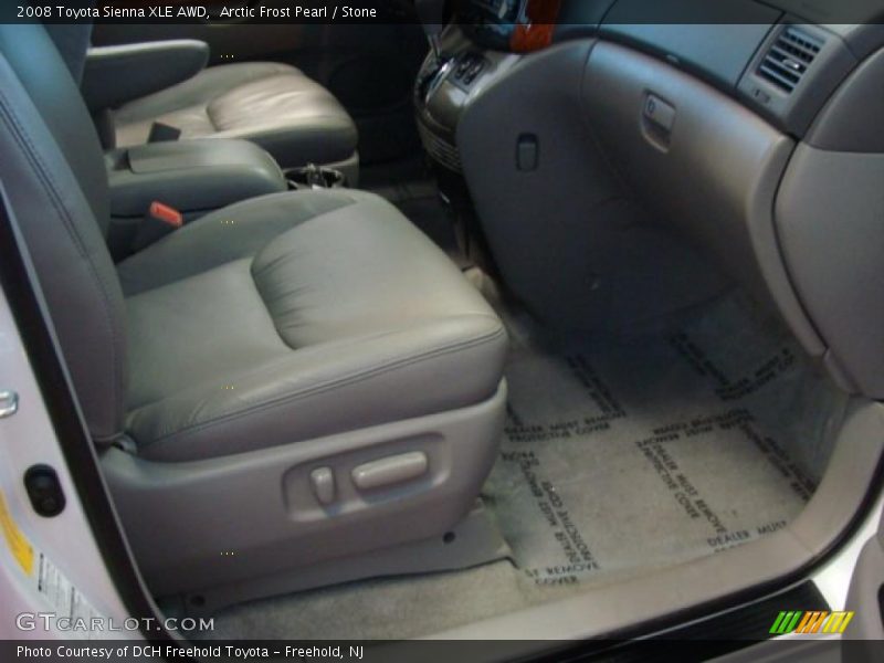 Arctic Frost Pearl / Stone 2008 Toyota Sienna XLE AWD