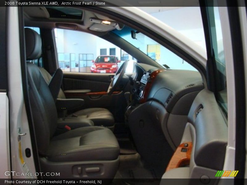 Arctic Frost Pearl / Stone 2008 Toyota Sienna XLE AWD