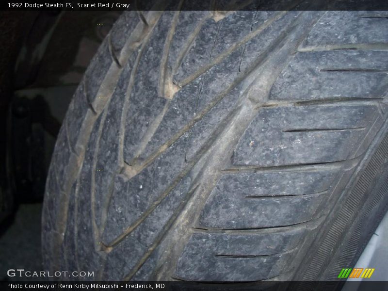 Scarlet Red / Gray 1992 Dodge Stealth ES