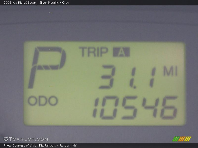Silver Metallic / Gray 2008 Kia Rio LX Sedan