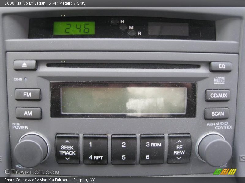 Silver Metallic / Gray 2008 Kia Rio LX Sedan