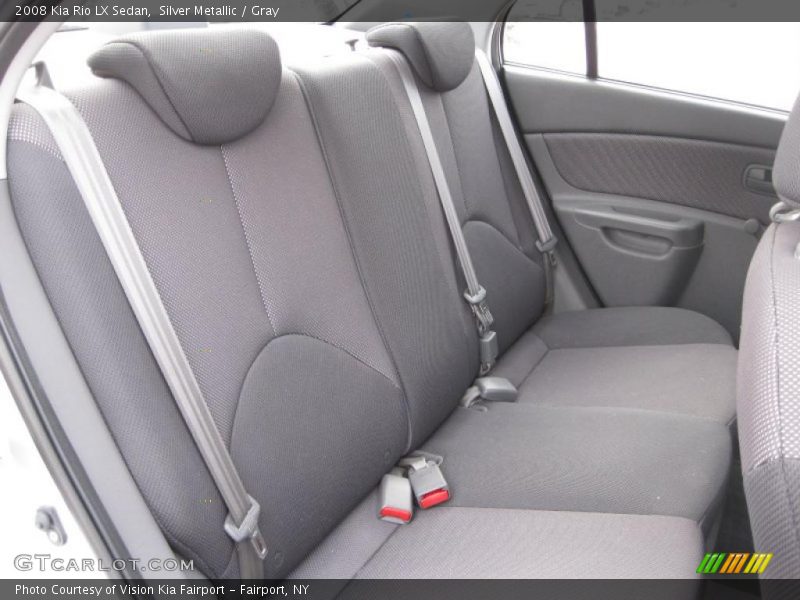 Silver Metallic / Gray 2008 Kia Rio LX Sedan