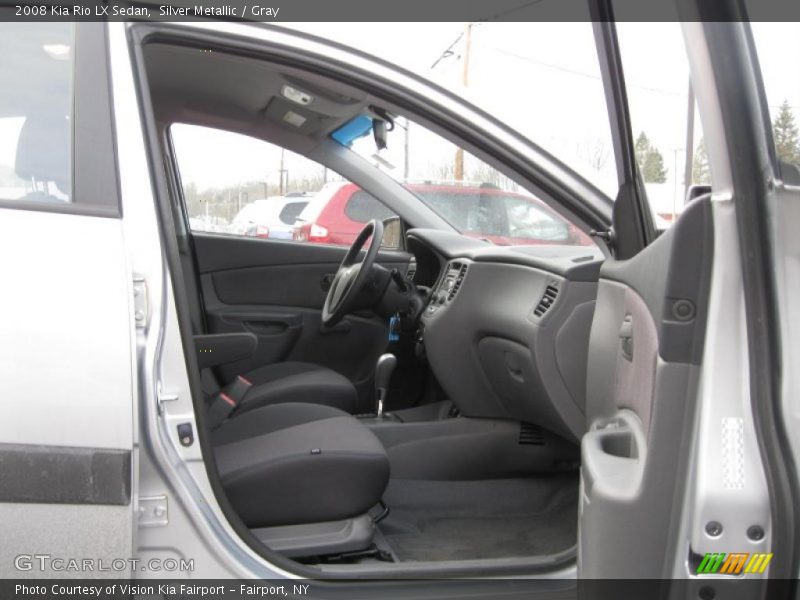 Silver Metallic / Gray 2008 Kia Rio LX Sedan