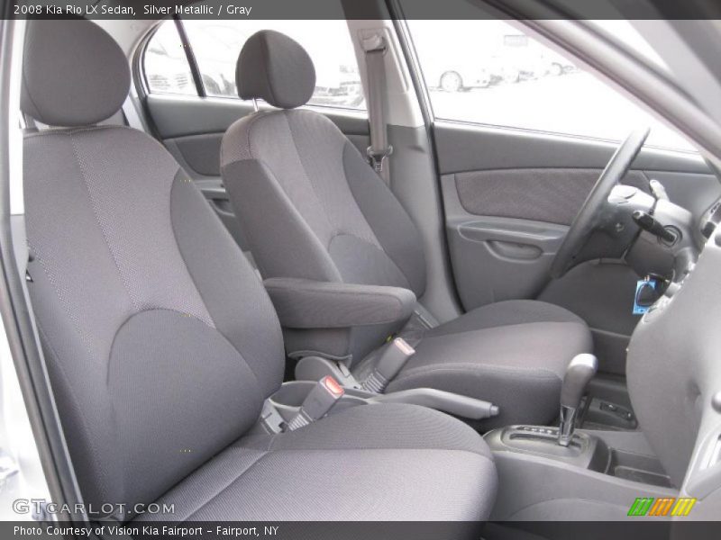 Silver Metallic / Gray 2008 Kia Rio LX Sedan