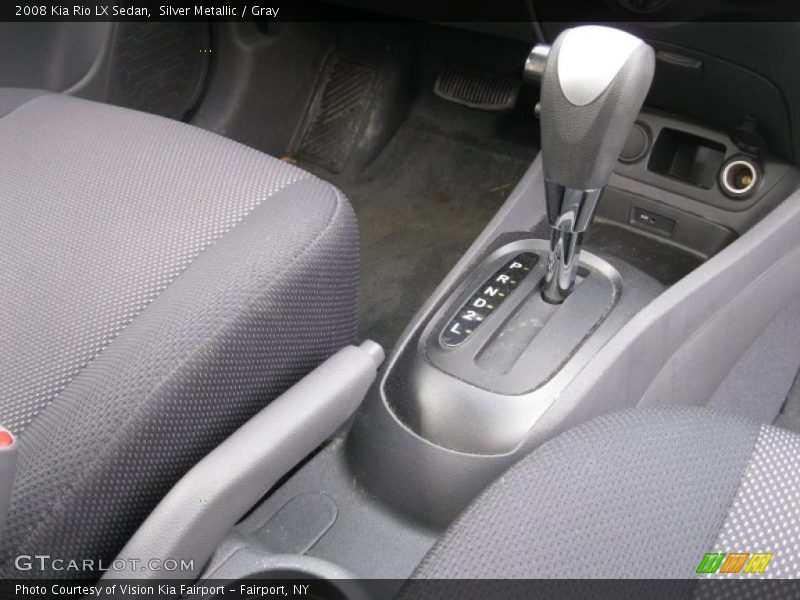 Silver Metallic / Gray 2008 Kia Rio LX Sedan