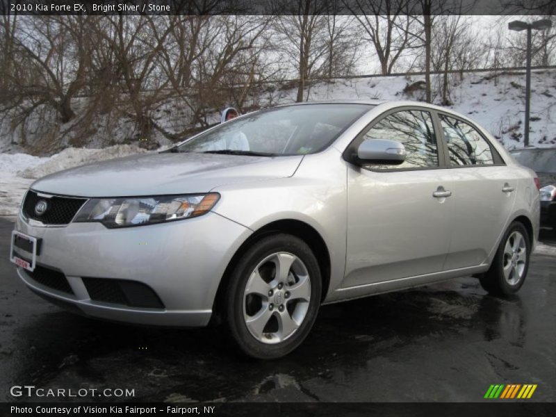 Bright Silver / Stone 2010 Kia Forte EX