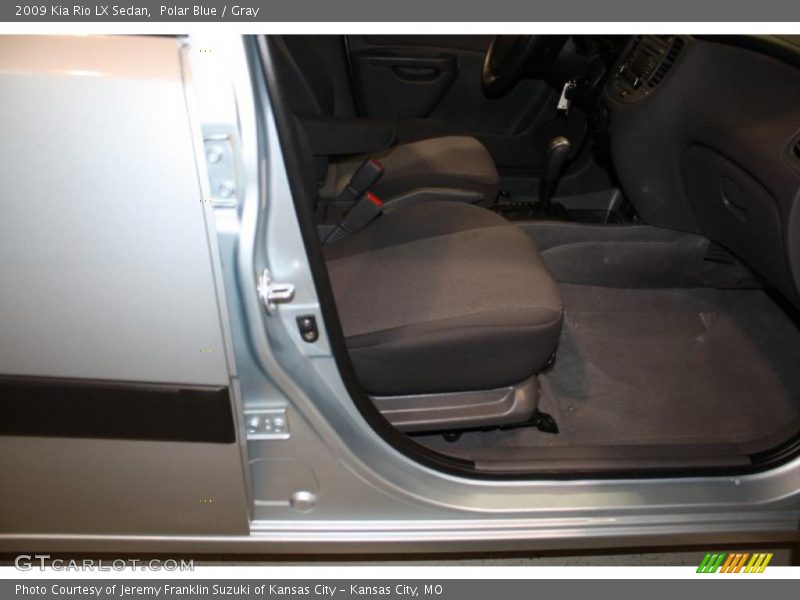 Polar Blue / Gray 2009 Kia Rio LX Sedan