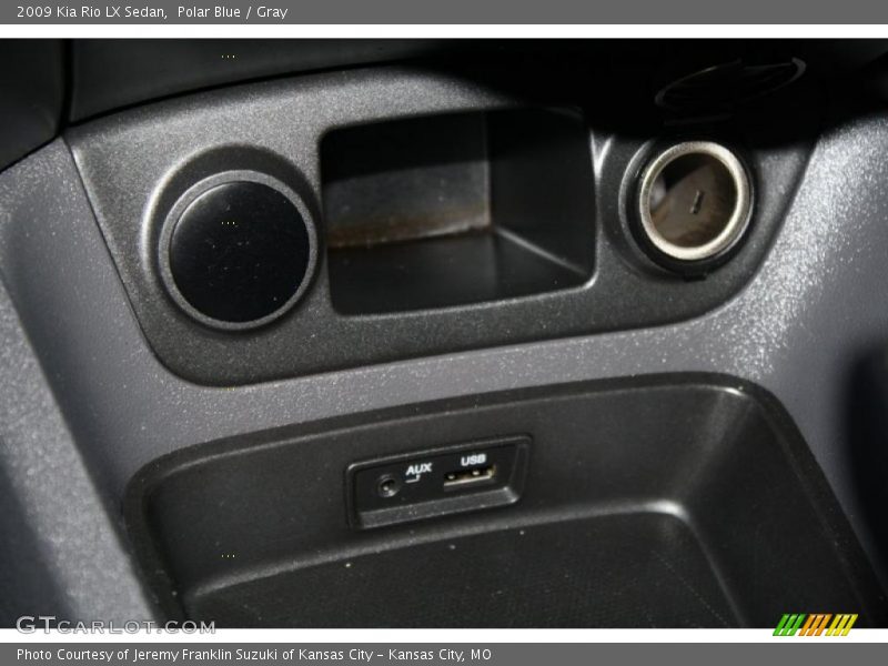 Polar Blue / Gray 2009 Kia Rio LX Sedan