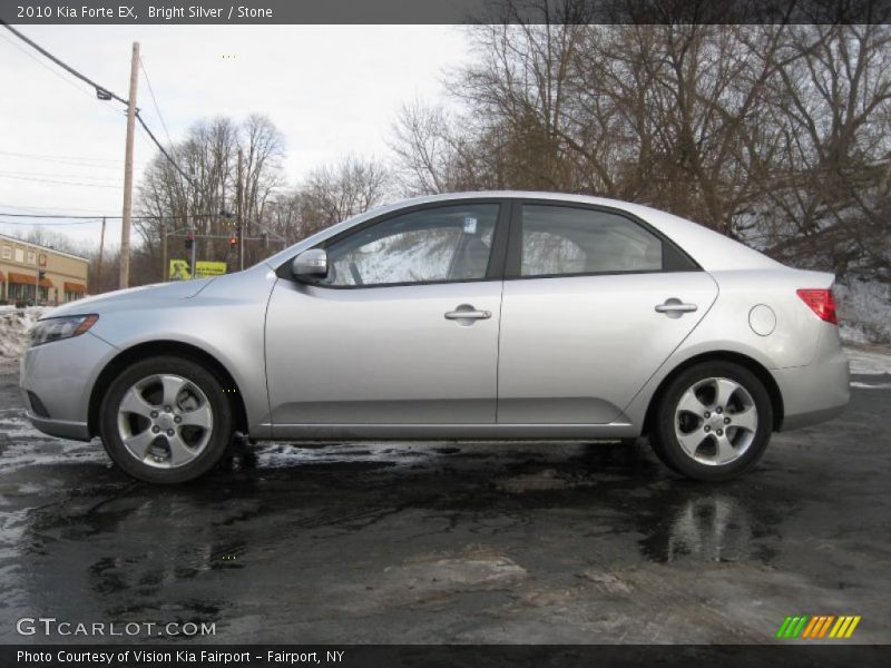 Bright Silver / Stone 2010 Kia Forte EX