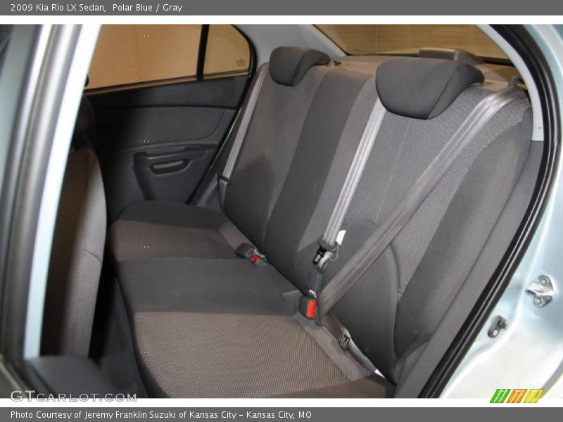 Polar Blue / Gray 2009 Kia Rio LX Sedan