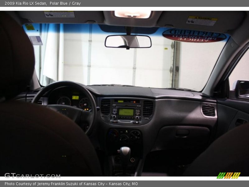 Polar Blue / Gray 2009 Kia Rio LX Sedan