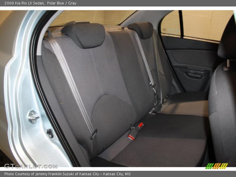 Polar Blue / Gray 2009 Kia Rio LX Sedan