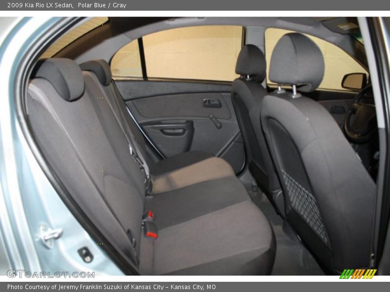 Polar Blue / Gray 2009 Kia Rio LX Sedan