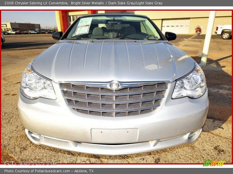 Bright Silver Metallic / Dark Slate Gray/Light Slate Gray 2008 Chrysler Sebring LX Convertible