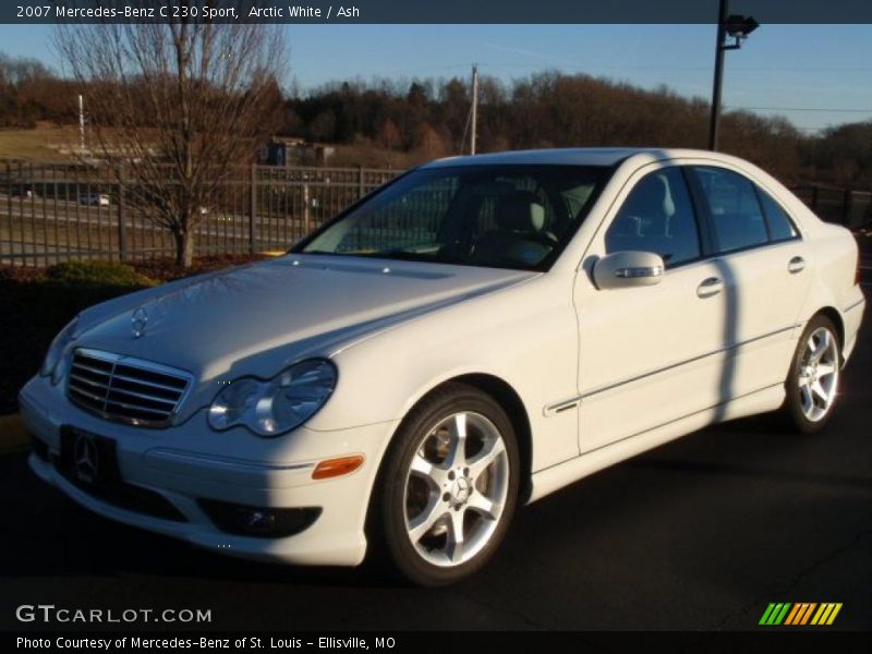 Arctic White / Ash 2007 Mercedes-Benz C 230 Sport