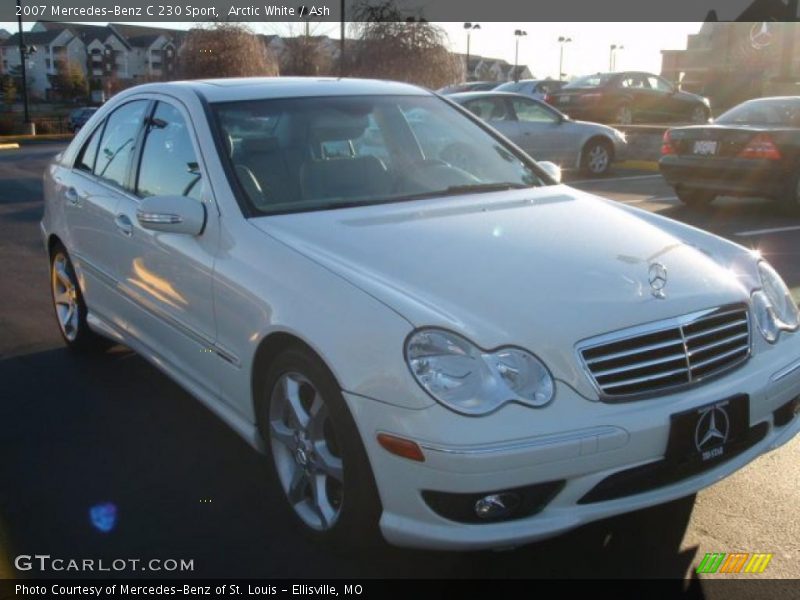 Arctic White / Ash 2007 Mercedes-Benz C 230 Sport