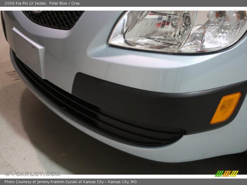 Polar Blue / Gray 2009 Kia Rio LX Sedan