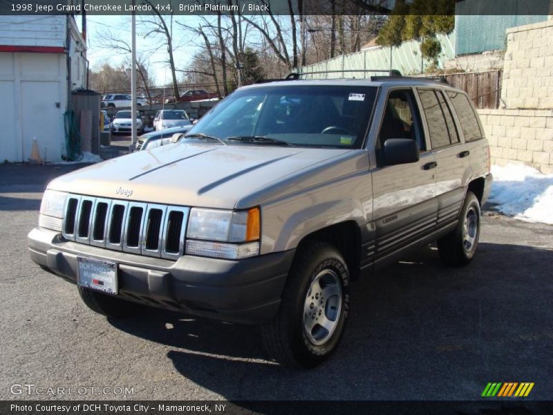 Bright Platinum / Black 1998 Jeep Grand Cherokee Laredo 4x4