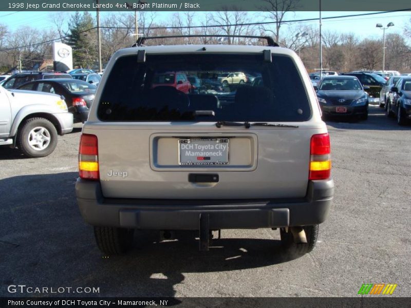 Bright Platinum / Black 1998 Jeep Grand Cherokee Laredo 4x4