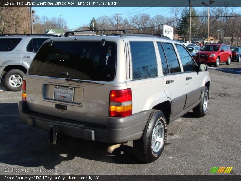 Bright Platinum / Black 1998 Jeep Grand Cherokee Laredo 4x4